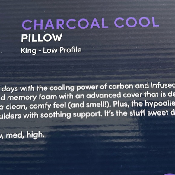 SLEEPYS Other - COPY - Charcoal Cool Pillow - King Size